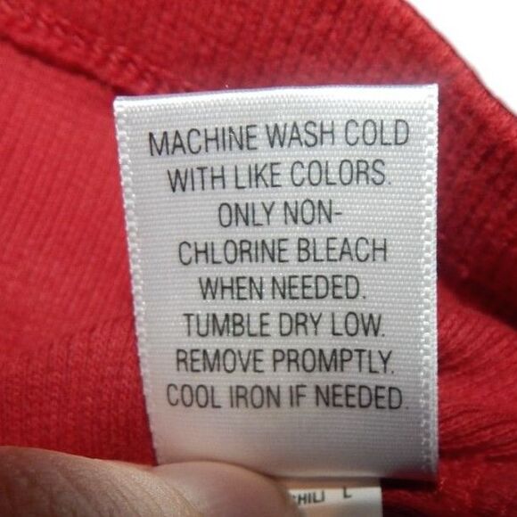 CROFT AND BARROW women's large dark red ribbed button front tank top shirt - Picture 6 of 7